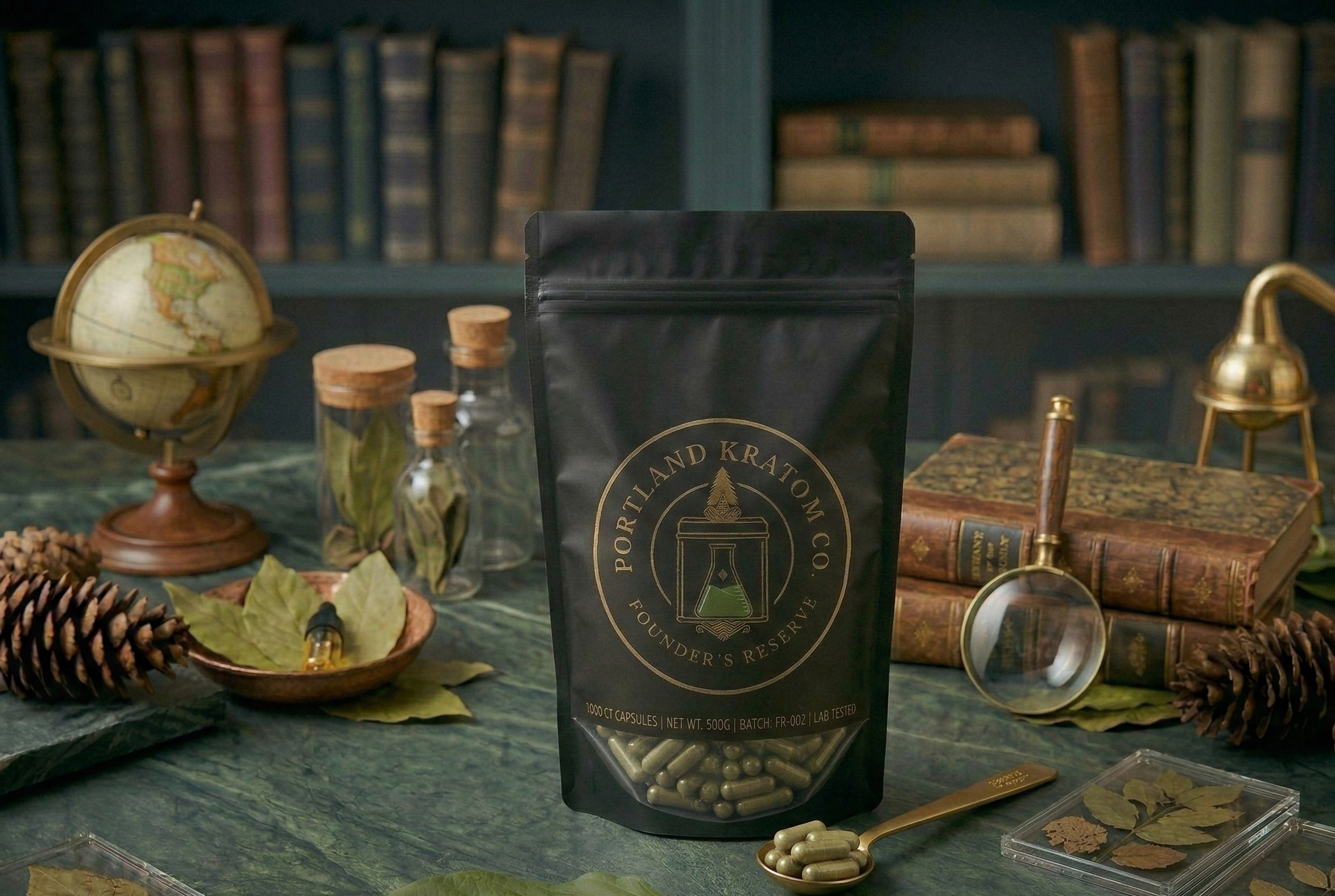 1000 COUNT - GREEN KRATOM CAPSULES