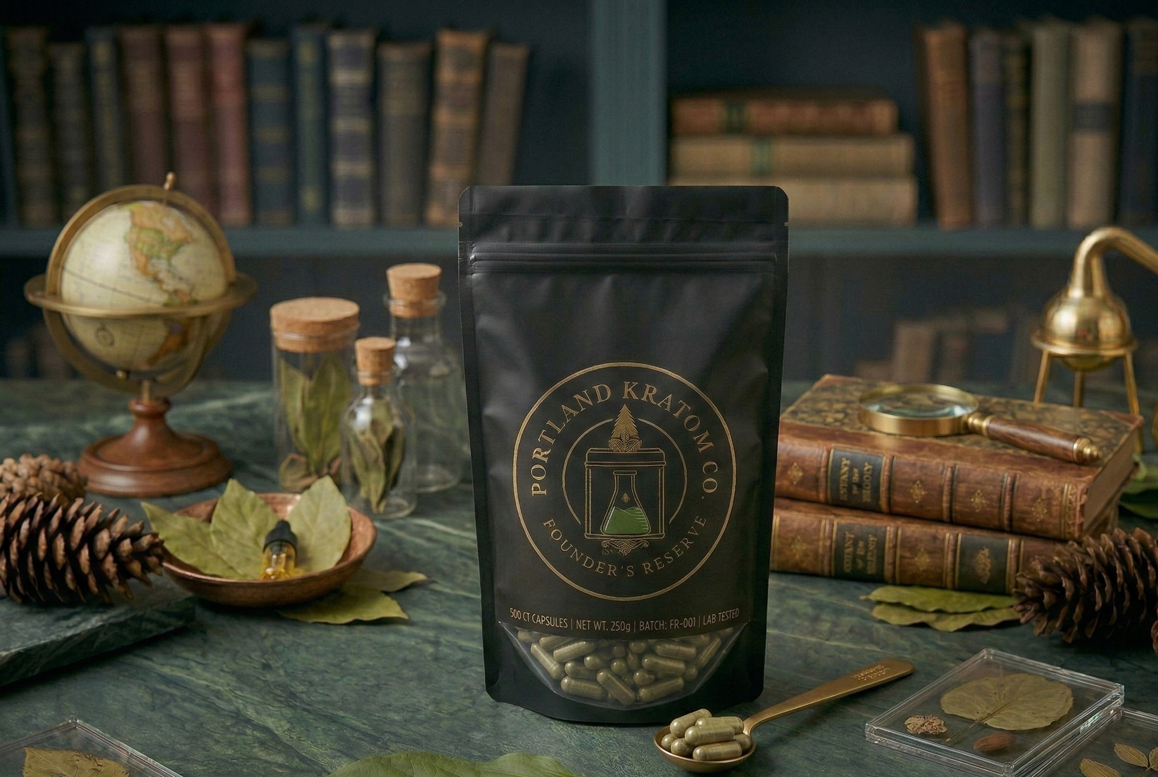 500 COUNT - GREEN KRATOM CAPSULES