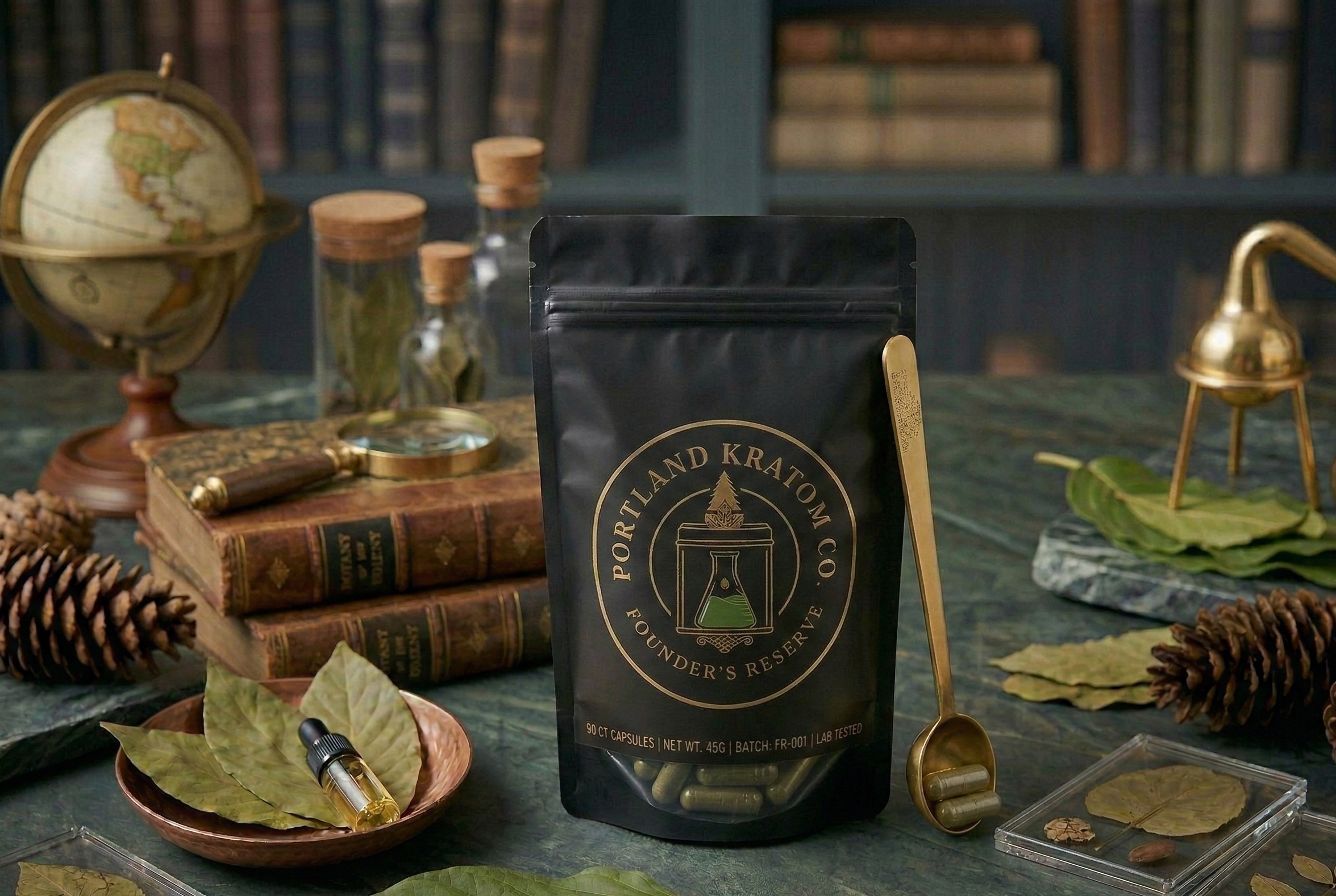 90 COUNT - GREEN KRATOM CAPSULES